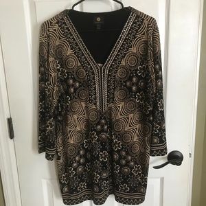 JM Collection, Embellished Sequin Tunic, 1X